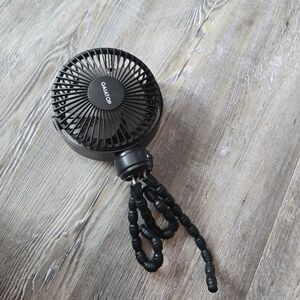 Black Portable Fan with Flexible Tripod